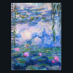 Monet näckrosanteckningsbok anteckningsbok<br><div class="desc">Monet näckrosanteckningsbok. Oljemålning på kanfas från 1916. Monet målade hans berömda näckrosdamm obsessively under avgångsklasserna av hans karriär som drar inspiration från det ljust av solen och dess växling, verkställa på vatten och de vatten- blommorna och lövverket. Denna målning presenterar en vibrerande använda av pinks, deppighet och lila och gör...</div>