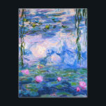 Monet näckrosinbjudningar inbjudningar<br><div class="desc">Monet näckrosinbjudningar. Oljemålning på kanfas från 1916. Monet målade hans berömda näckrosdamm obsessively under avgångsklasserna av hans karriär som drar inspiration från det ljust av solen och dess växling, verkställa på vatten och de vatten- blommorna och lövverket. Denna målning presenterar en vibrerande använda av pinks, deppighet och lila och gör...</div>