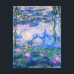 Monet näckrosinbjudningar inbjudningar<br><div class="desc">Monet näckrosinbjudningar. Oljemålning på kanfas från 1916. Monet målade hans berömda näckrosdamm obsessively under avgångsklasserna av hans karriär som drar inspiration från det ljust av solen och dess växling, verkställa på vatten och de vatten- blommorna och lövverket. Denna målning presenterar en vibrerande använda av pinks, deppighet och lila och gör...</div>
