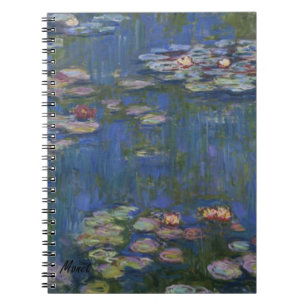 MONET Näckrosor 1916 Dagbok Journal Anteckningsbok Med Spiral