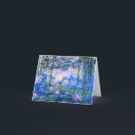 Monet näckrosor noterar kortet kort<br><div class="desc">Monet näckrosor noterar kortet. Oljemålning på kanfas från 1916. Monet målade hans berömda näckrosdamm obsessively under avgångsklasserna av hans karriär som drar inspiration från det ljust av solen och dess växling, verkställa på vatten och de vatten- blommorna och lövverket. Denna målning presenterar en vibrerande använda av pinks, deppighet och lila...</div>