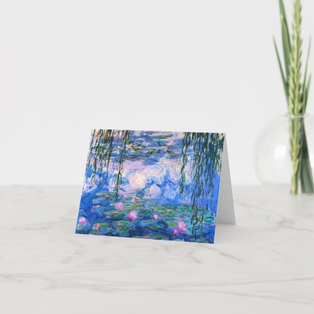 Monet näckrosor noterar kortet kort (Framsida)