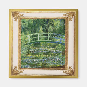 Monet näckrosor och överbryggar mästerverkmagne magnet