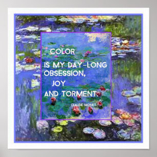 Monet näckrosor poster