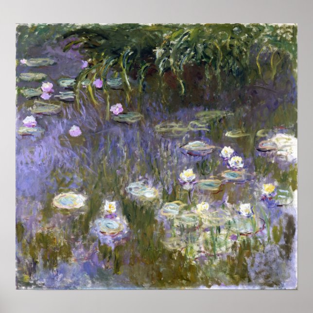 Monet - Näckrosor Poster (Framsidan)