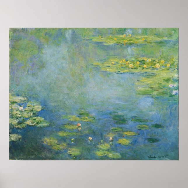 Monet - Näckrosor Poster (Framsidan)