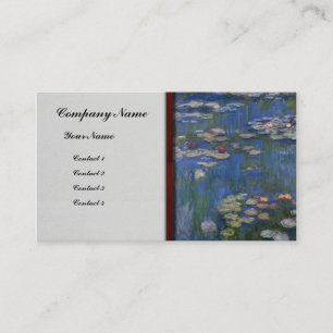 Monet- näckrosor visitkort