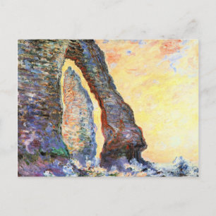Monet - Nål i Sten genom Porte Vykort