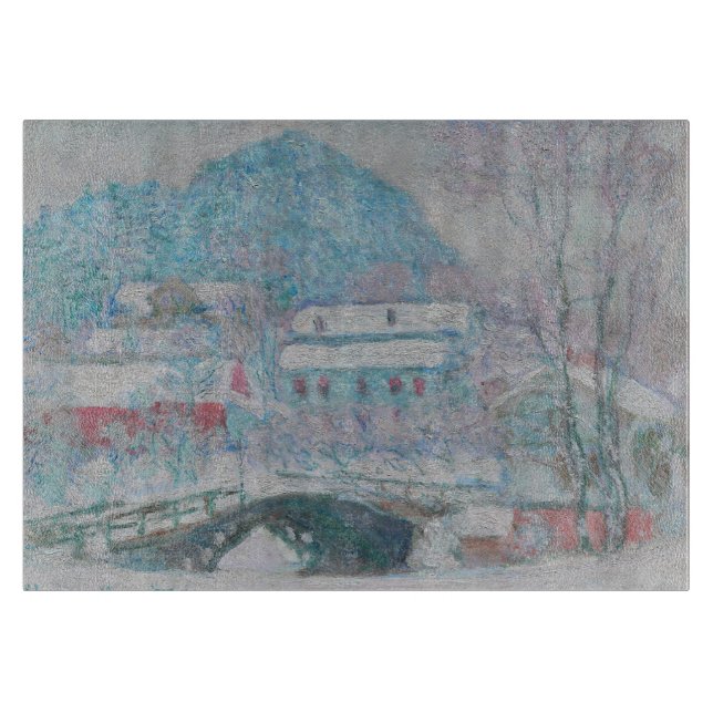 Monet - Norge, byn Sandviken i Snö (Framsidan)