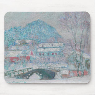 Monet - Norge, byn Sandviken i Snö Musmatta