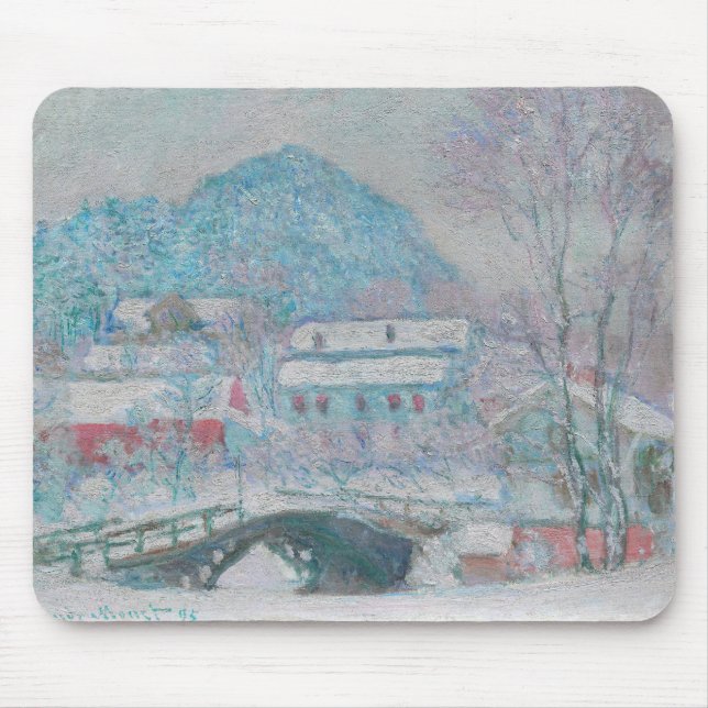 Monet - Norge, byn Sandviken i Snö Musmatta (Framsidan)