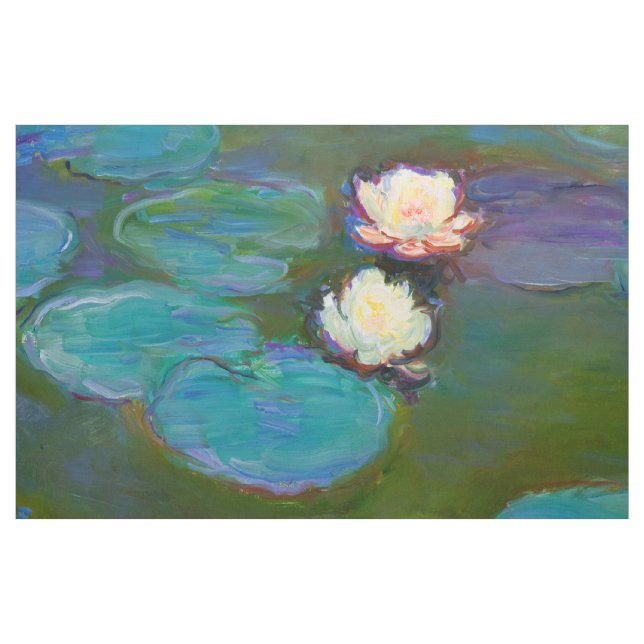 Monet Nympheas (1897-1898) Fine Art Tyg (Yard)