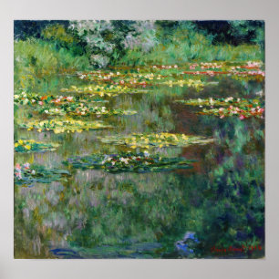 Monet - Nympheas bassängen Poster