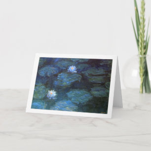 Monet Nympheas hälsningkort Kort