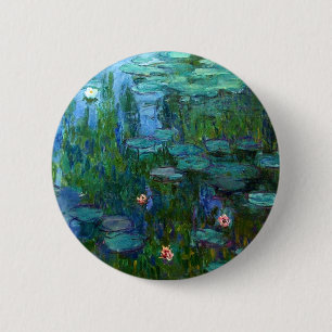 Monet Nympheas näckrosor knäppas Knapp