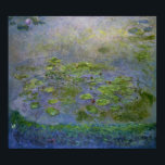 Monet - Nympheas (Vatten Lilies) Poster<br><div class="desc">Nympheas (Vatten Lilies) av Claude Monet. Om du vill ha mer bilder från Zedign Art Series Bok 2 "Claude Monet - Paintings & Teckning Vol 1" kan du gå till https://books.zedign.com/zas/2.html</div>