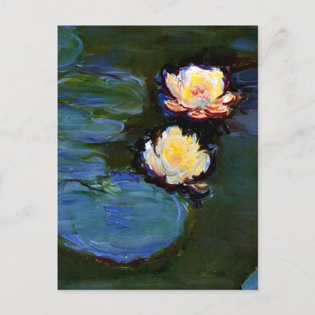 Monet - Nympheas, Vatten Lilies Vykort (Framsida)