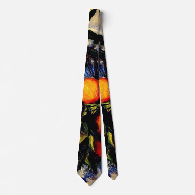 Monet - Orange Gren fruktbärande frukt Slips (Framsida)