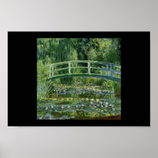 Monet överbryggar naturmålningkonstnären poster