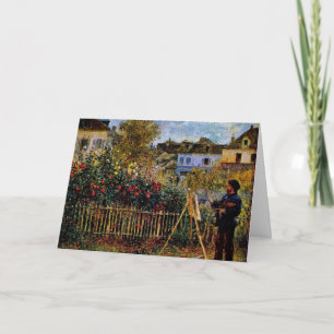 Monet Painting in his Garden in Argenteuil Kort