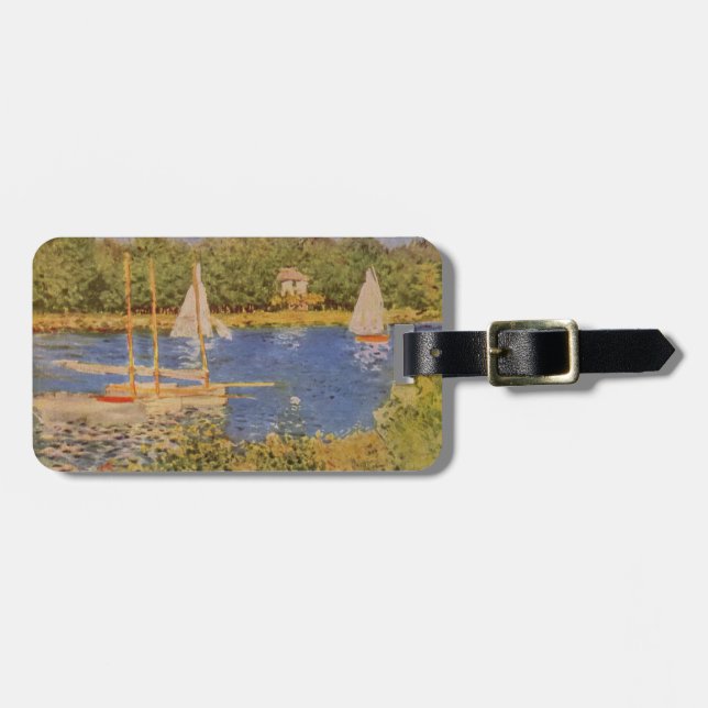 Monet Painting Loggage Tag Bagagebricka (Horisontell Framsida)