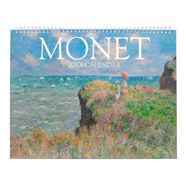Monet Paintings Collection 2024-kalender Kalender (Omslag)