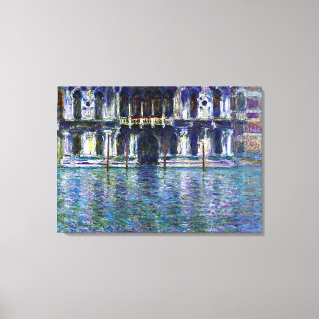 Monet - Palazzo Contarini, 1908 Canvastryck (Framsida)