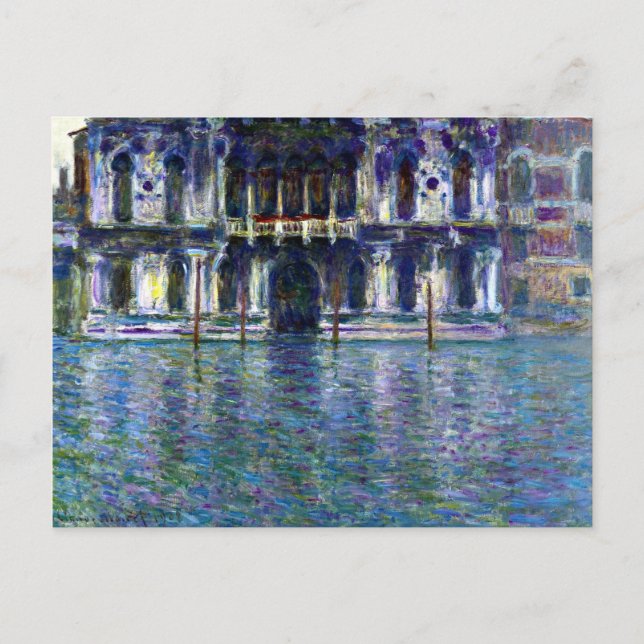 Monet - Palazzo Contarini, 1908 Vykort (Framsida)
