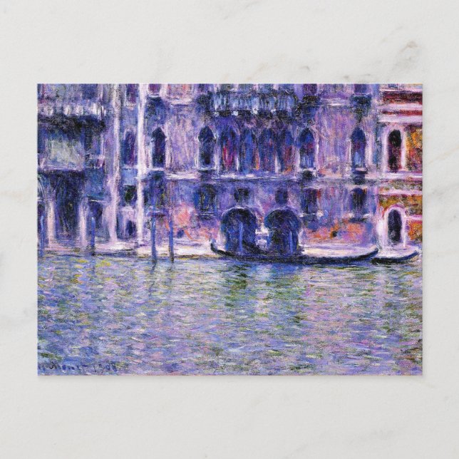Monet - Palazzo da Mula Vykort (Framsida)