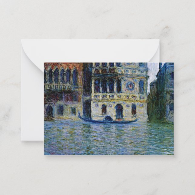 Monet - Palazzo Dario Anteckningskort (Framsida)