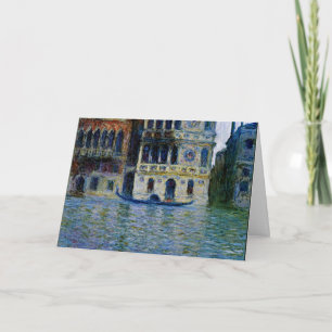 Monet - Palazzo Dario, berömd-målning, Kort