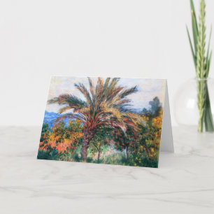 MONET-palmträd på det Bordighera hälsningkortet Kort