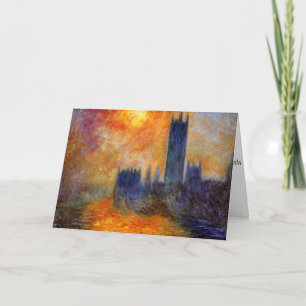 Monet - parlament i solen - impressionistkonst kort