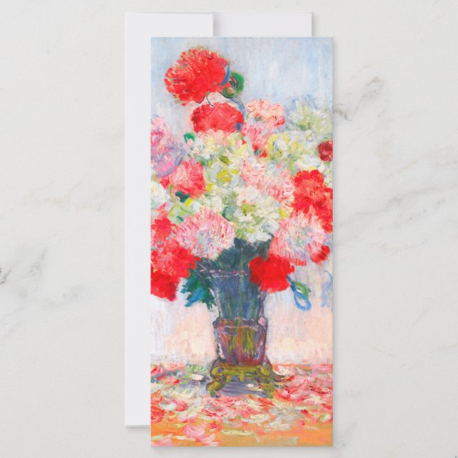Monet Peonies Card (Framsida)