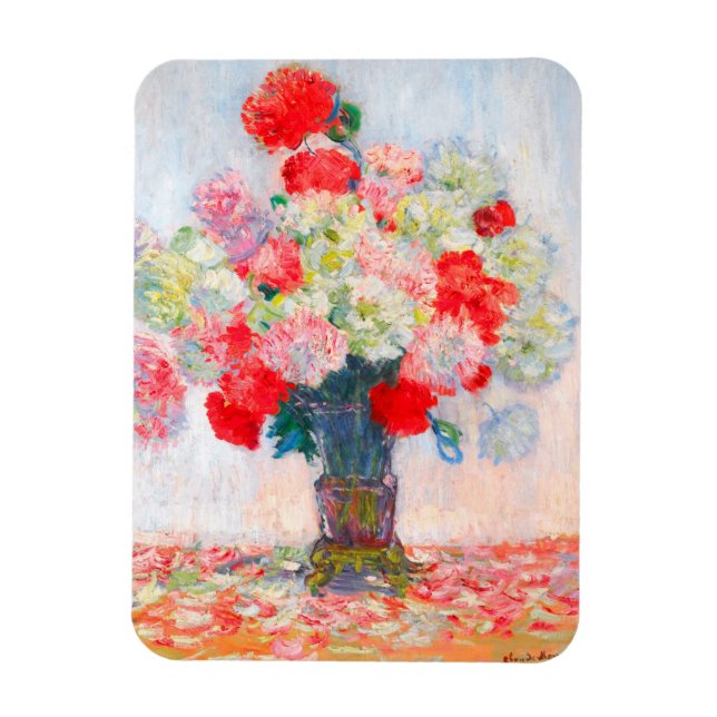 Monet Peonies Magnet (Vertikal)