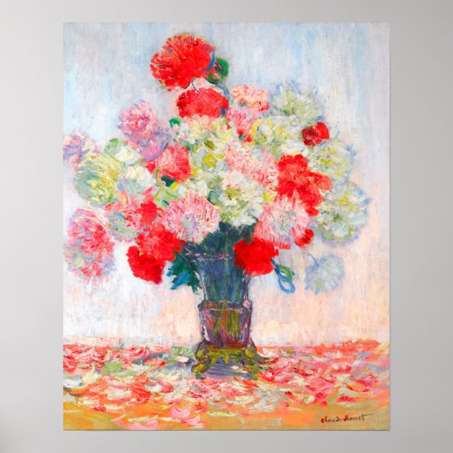 Monet Peonies Poster (Framsidan)