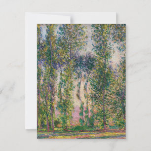 Monet Poplars på Giverny-inbjudningar Inbjudningar