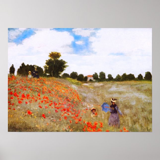 Monet Poppies Poster (Framsidan)