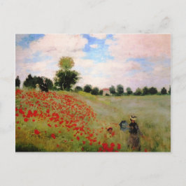 Monet Poppies Vykort