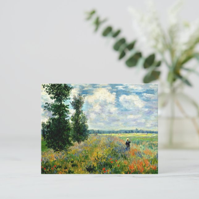 Monet - Poppy Fält, Argentina (Stående Fram)