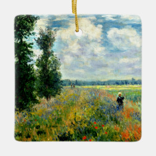 Monet - Poppy Fält, Argentina Julgransprydnad Keramik