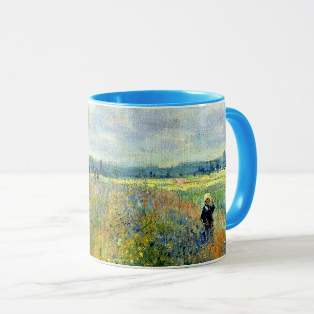 Monet - Poppy Fält, Argentina Mugg (Framsida höger)
