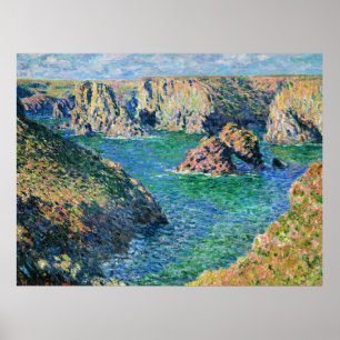 Monet - Port Donnant, Belle Ile Poster
