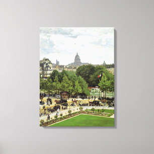 Monet - Prinsessans trädgård Canvastryck
