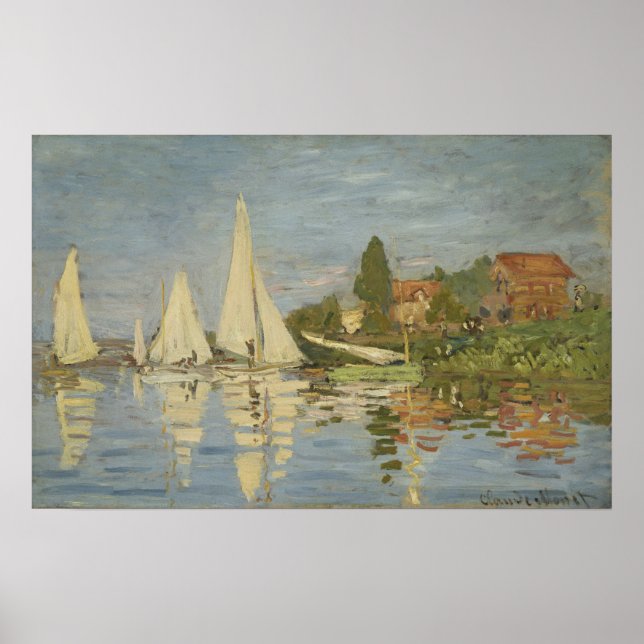 Monet - Regattas i Argentina Poster (Framsidan)