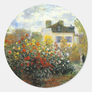 Monet Ro Garden Stickers Runt Klistermärke