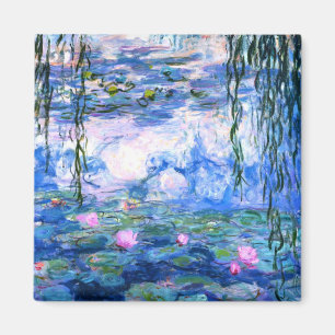 Monet Rosa Vatten Lilies Magnet