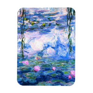 Monet Rosa Vatten Lilies Magnet
