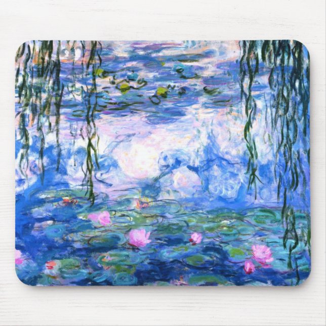 Monet Rosa Vatten Lilies Musmatta (Framsidan)