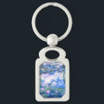 Monet Rosa Vatten Lilies Rektangulärt Silverfärgad Nyckelring<br><div class="desc">En Monet rosa vatten lilies-nyckelkedja med vackra rosa vatten lever flytande i en lugn blå damm med lila dynor. En underbar Monet-gåva till fläkt av imponsionism och Fransk konst. Serenisk naturimponerande med vackra blommor och scenkonst.</div>